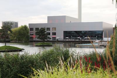 Baudokumentation der neuen Veranstaltungshalle 'Hafen 1' in der Autostadt in Wolfsburg